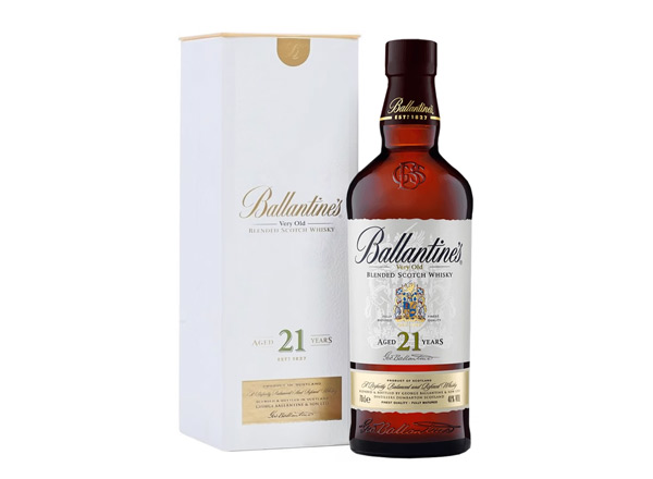 成都百龄坛威士忌回收百龄坛21年苏格兰威士忌40°Ballantine's进口洋酒700ml