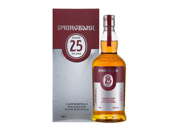 成都云顶25年回收云顶威士忌SpringBank 46度坎贝尔镇苏格兰单一麦芽700m进口洋酒威士忌