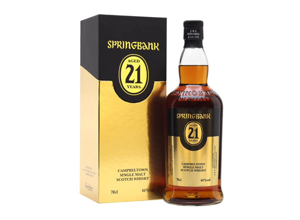 成都SpringBank云顶21年威士忌回收苏格兰单一麦芽威士忌700ml进口洋酒收购