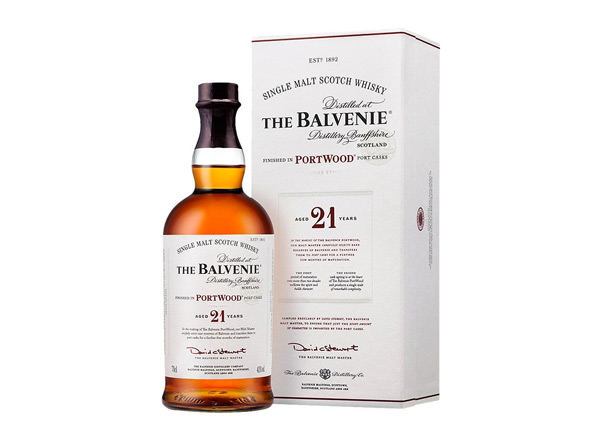 成都回收百富威士忌21年波特桶陈酿The Balvenie Portwood Single百富洋酒收购