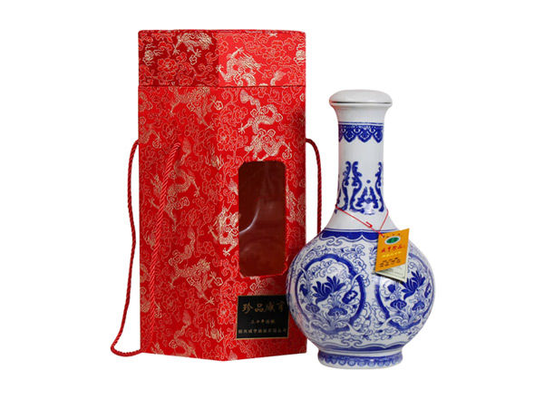 成都咸亨黄酒回收珍品咸亨三十年花雕酒青瓷瓶盒装绍兴黄酒2.5L行情价格