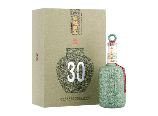 成都古越龙山30年黄酒回收古越龙山三十年陈酿花雕酒