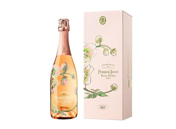成都回收巴黎之花美丽时光桃红年份香槟礼盒装Perrier-Jouët Belle Epoque Rosé行情价格