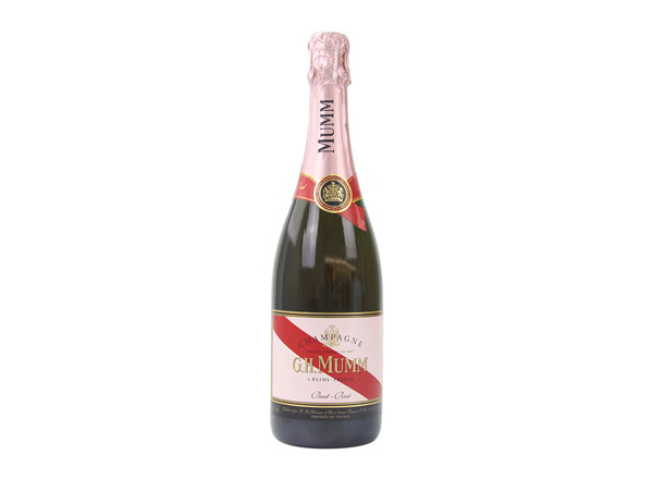 成都回收​玛姆红带香槟老款桃红玫瑰粉红玛姆香槟酒G.H. Mumm Brut Rose